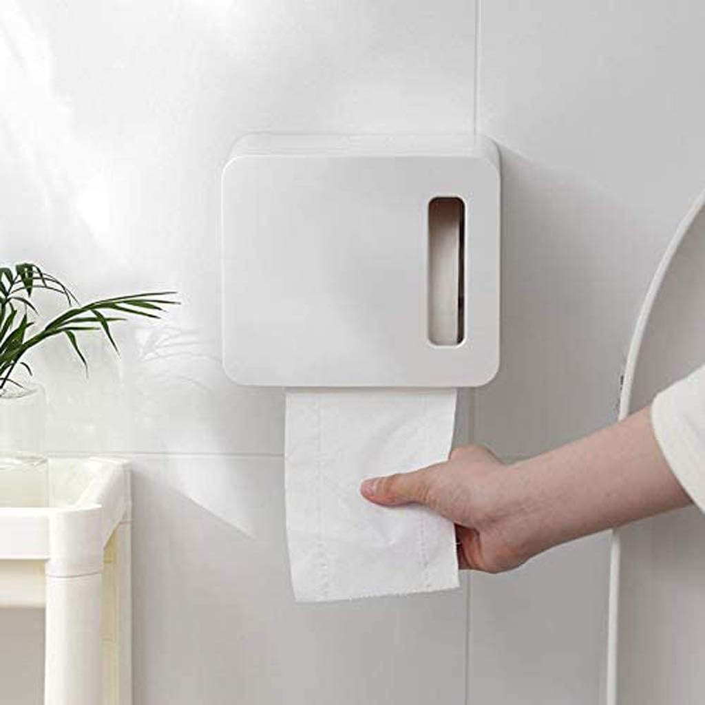 Wall-Mounted Toilet Paper Holder Bathroom Punch-Free Towel Roll