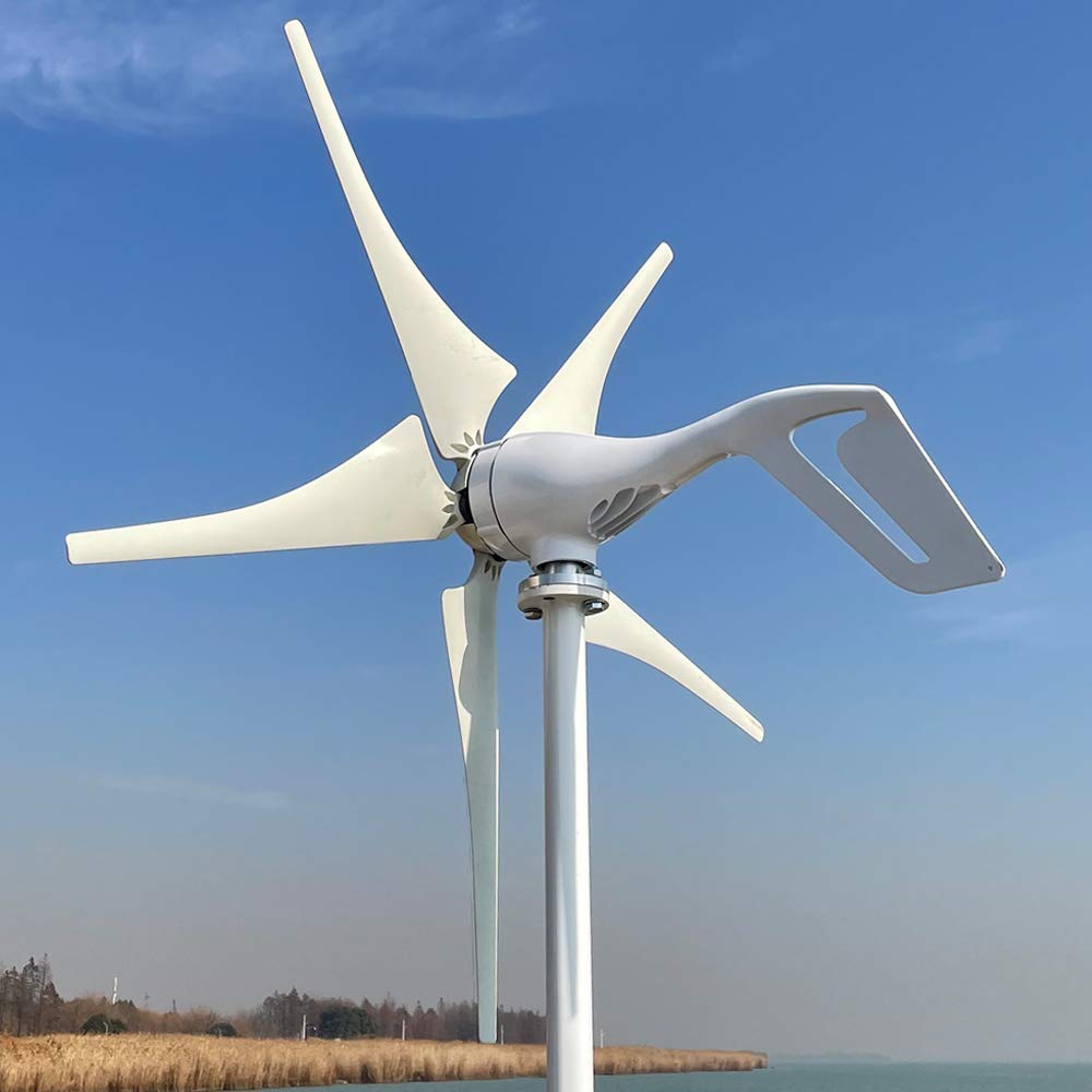 Aerogenerador De 600 W Y 12 V con 3 Aspas, Controlador Mppt Incluido, Baja Velocidad Del Viento, Fabricado En China, para Uso Doméstico.