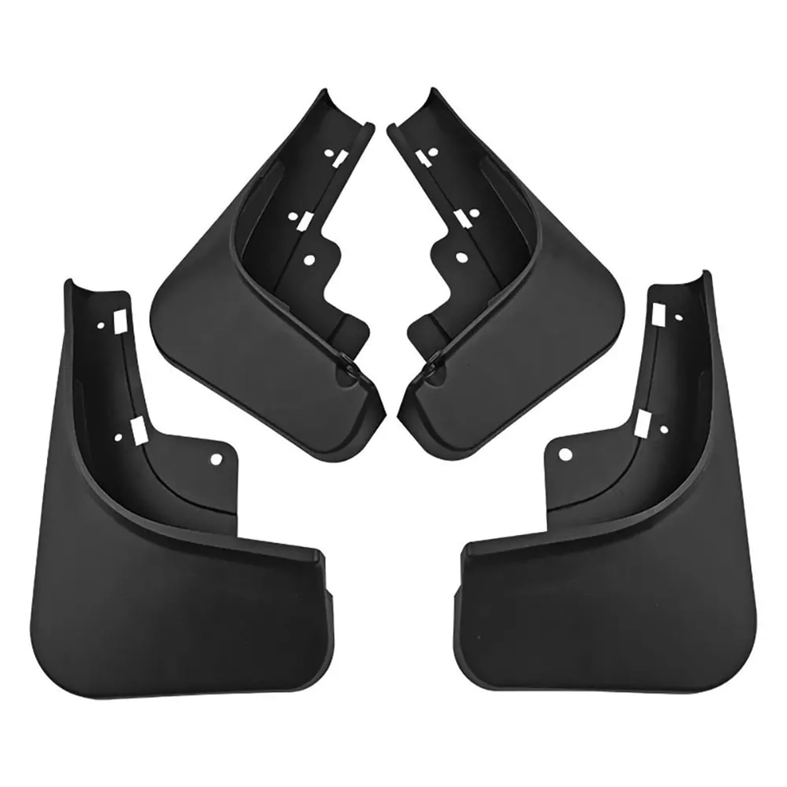 Guardabarros delanteros y traseros para Tesla Model S contra salpicaduras de coche 6