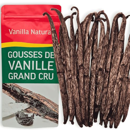 25 Vainas de Vainilla selección Premium 14-16 cm Calidad Extra, Flexible, Perfumada - Pack Eco