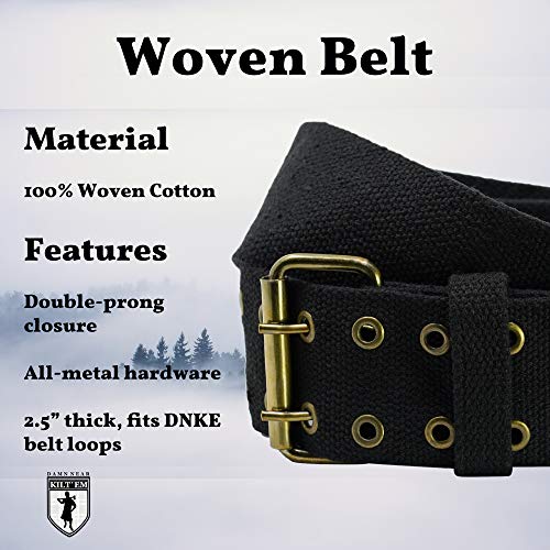 Damn Near Kilt 'Em Classic Wide Woven Kilt Belt3