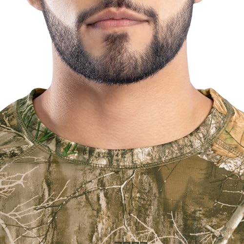 Realtree Men's Heavyweight Fleece Thermal Underwear Top3