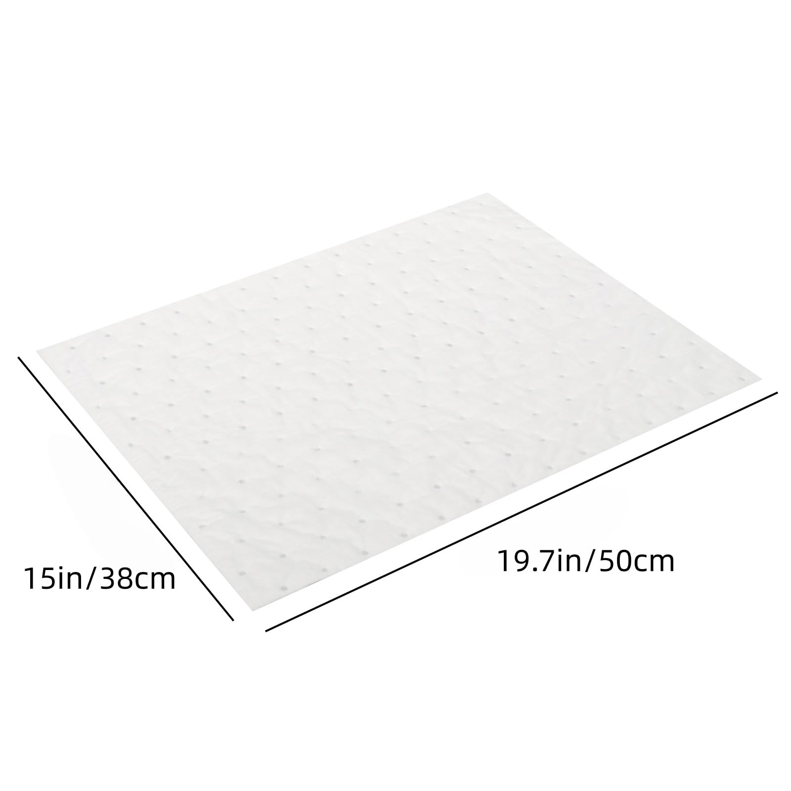 TOWEBOORY オイル吸着マット 高速吸収 吸着シート 2mm厚 38*50cm/38*43cm/25*33cm 油吸着シート グリストラップ用 油吸収パッド 廃油処理パック 漏れ防止 業務 家庭用 オイル処理箱 (100, 38*50cm)