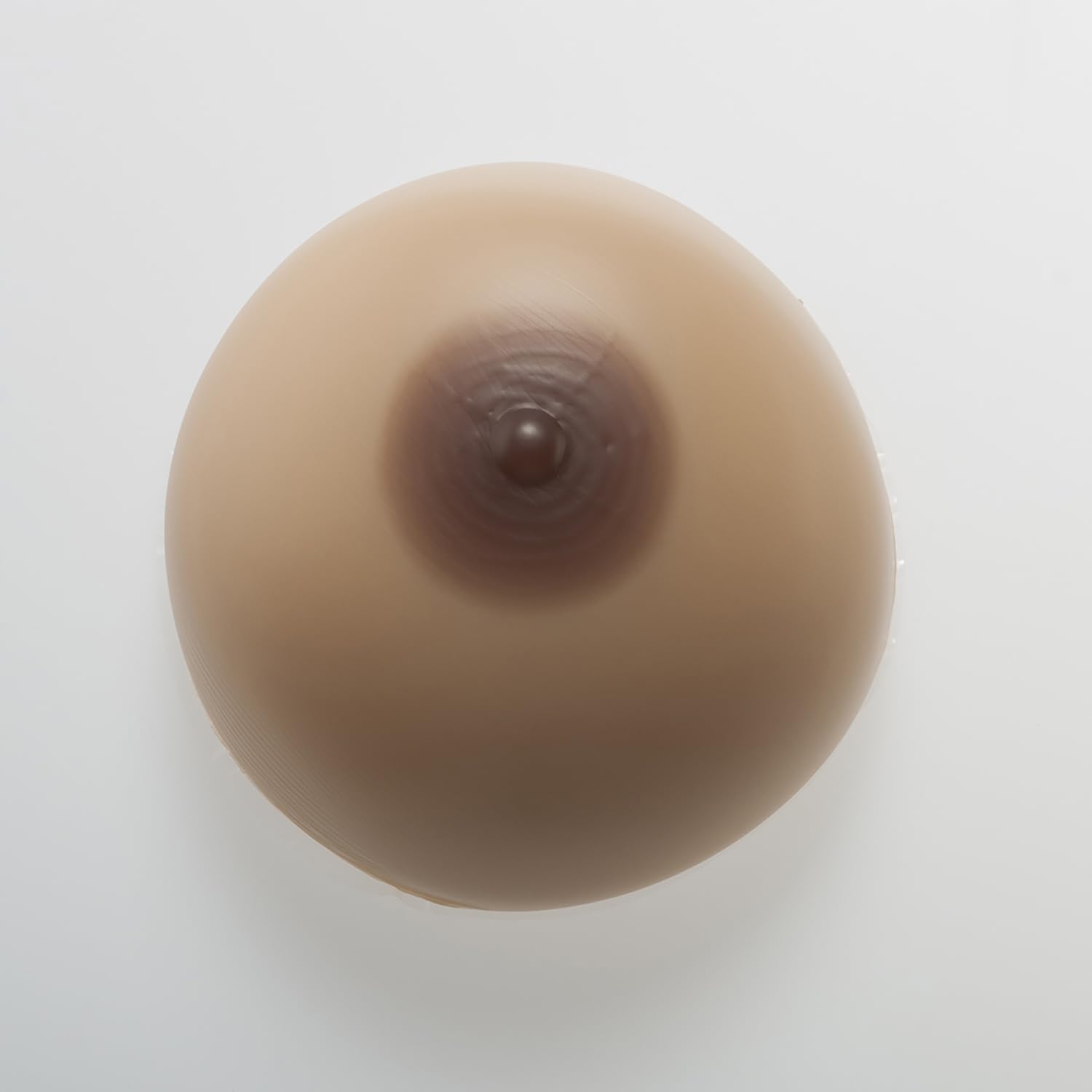 Adhesivo Mama de Silicona Sujetán Invisible Reutilizable Tetas Falsas Sin Correa Sin Dorso para Mujeres Transgénero,Mastectomía,Vestidos transversales - Un par(D Cup, Suntan)