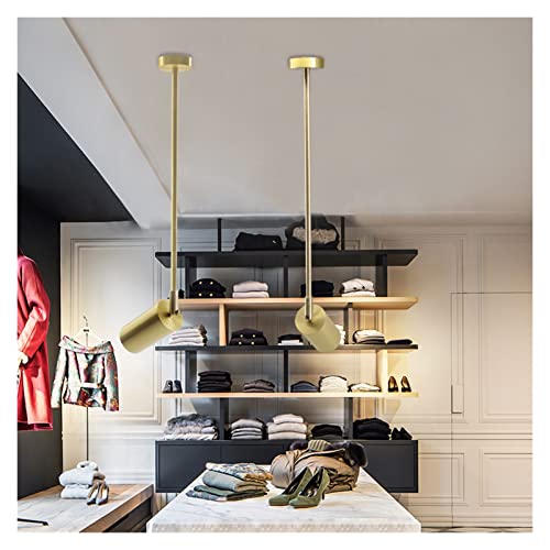 Lustres à LED dorés E27 suspension moderne réglable 20-90cm - 3