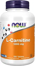 Agora Alimentos: L-Carnitine Fitness Support 1000mg, 100 guias