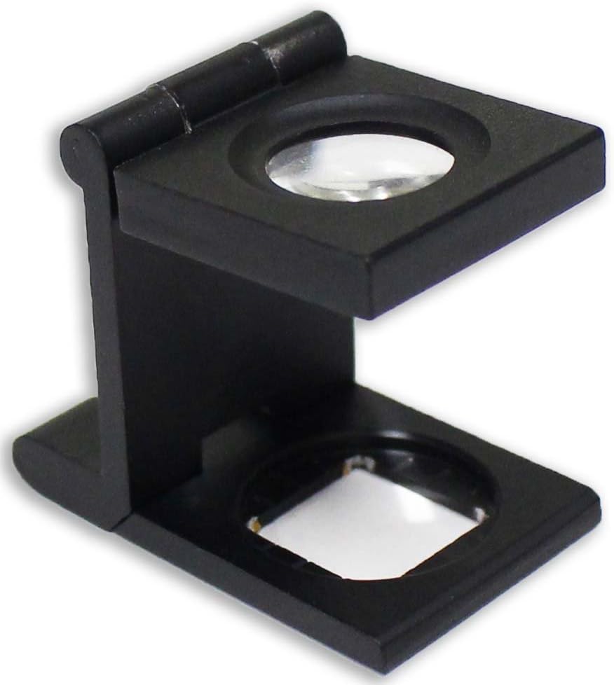 HawkMG7560B 10x Folding Magnifier with Stand