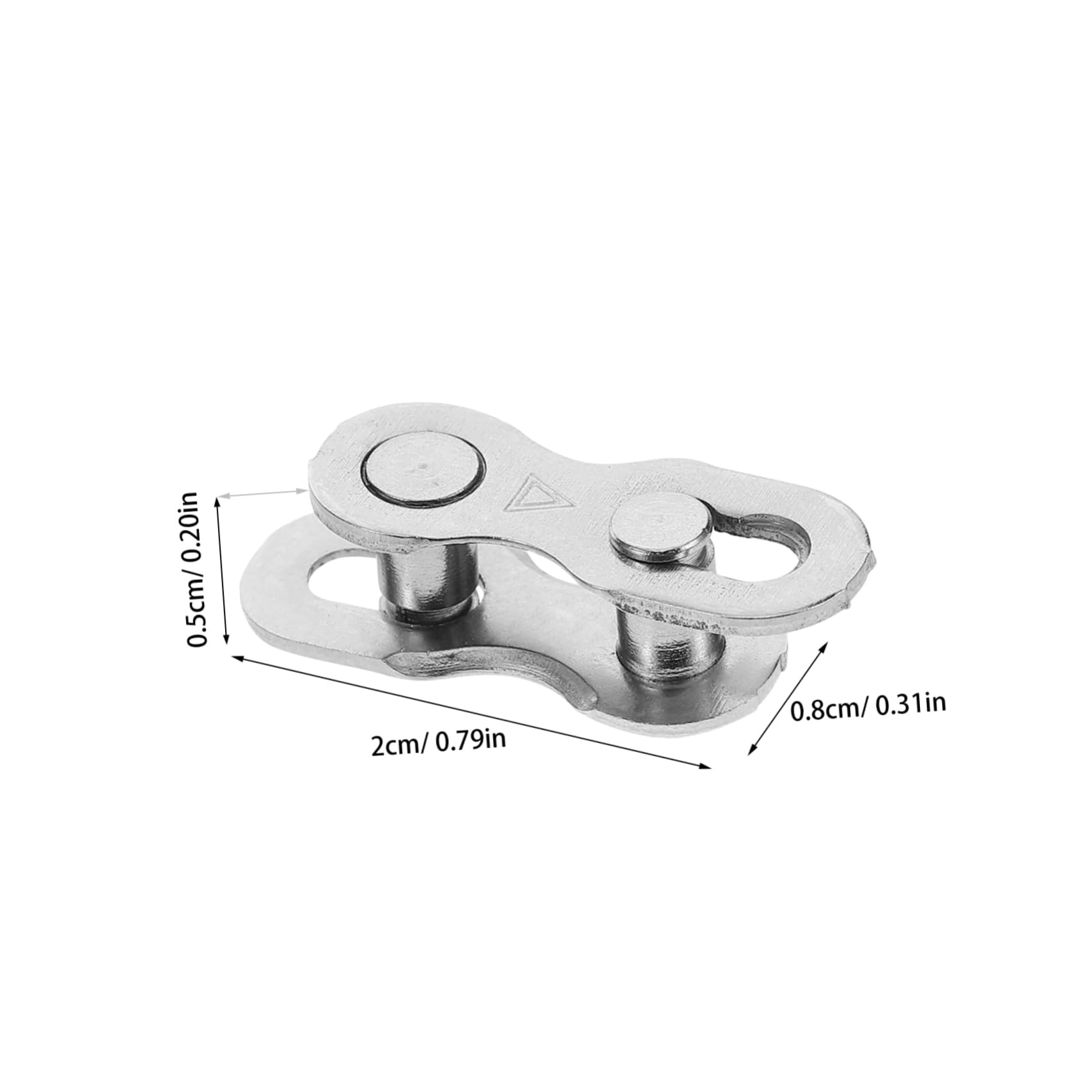 ibasenice Bicycle Chain Link Connector 8 Pairs for Quick Release Buckle Bike Chain Tool for Easy Installation Removal