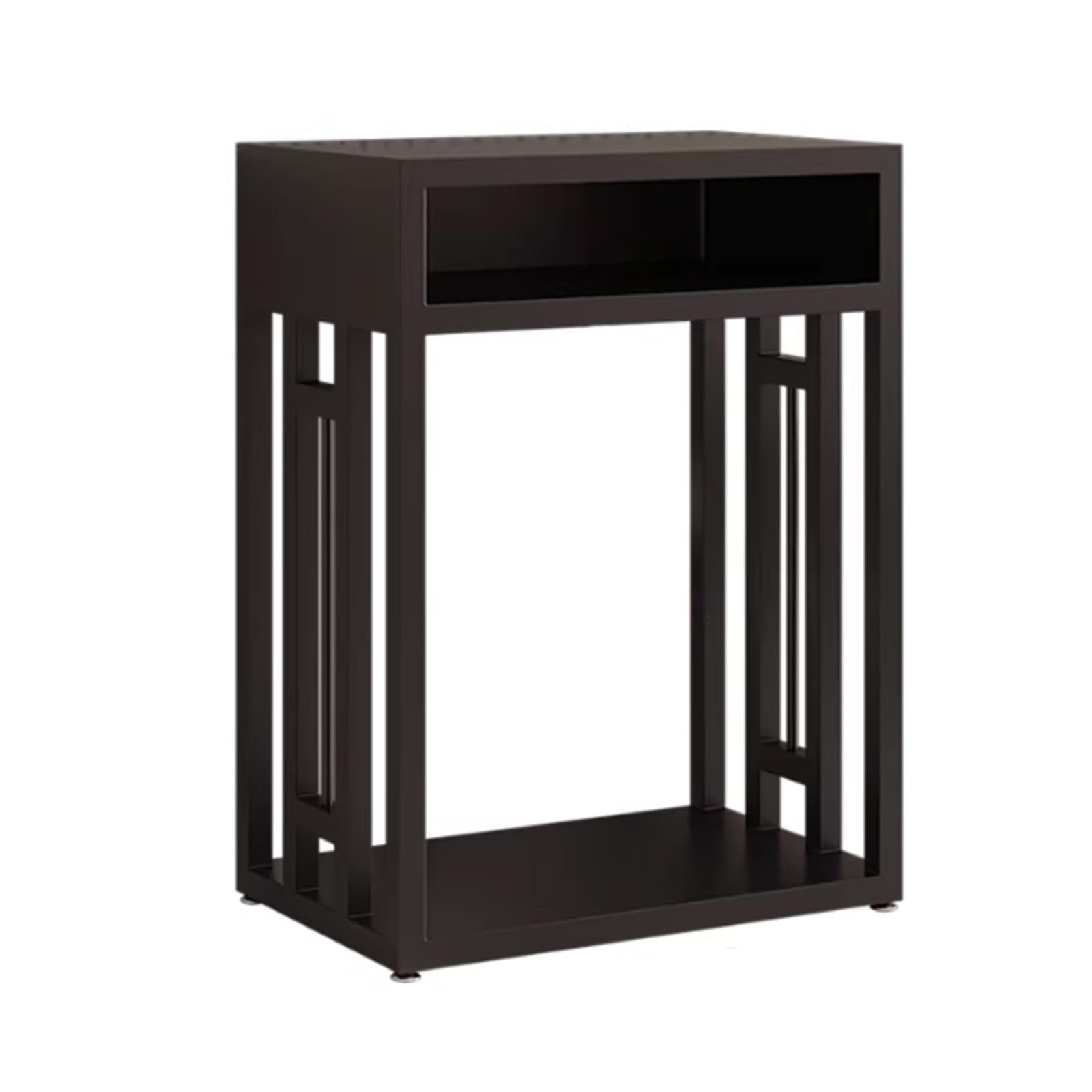 Soporte para Acuario con Estructura de Soporte Premium y Tres Niveles de Almacenamiento Sólido