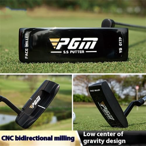Rechte Hand Golf Blade Putter 34 Zoll Stahlschaft, 3 Grad Loft für Männer Frauen, beinhaltet Kopfbedeckung, Präzision Putting Club für Erwachsene