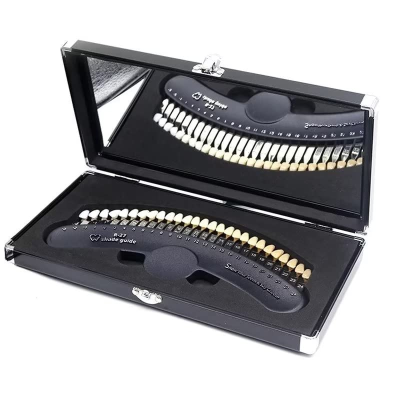 Bleaching Comparator 27 Colors Whitening 3D Shade Guide Color Comparator Mirror