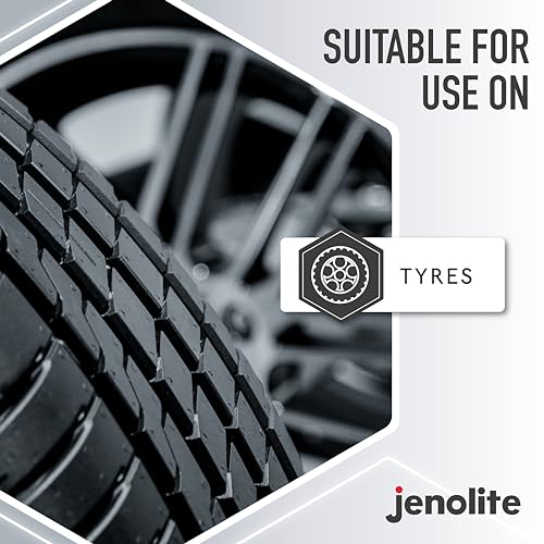 JENOLITE Zurück zu Schwarz Reifenglanzspray | Stellt Reifen Wieder her und schützt sie | Sofortiges Reifendressing | Langanhaltender Wet-Look-Glanz | 3 x 500 ml