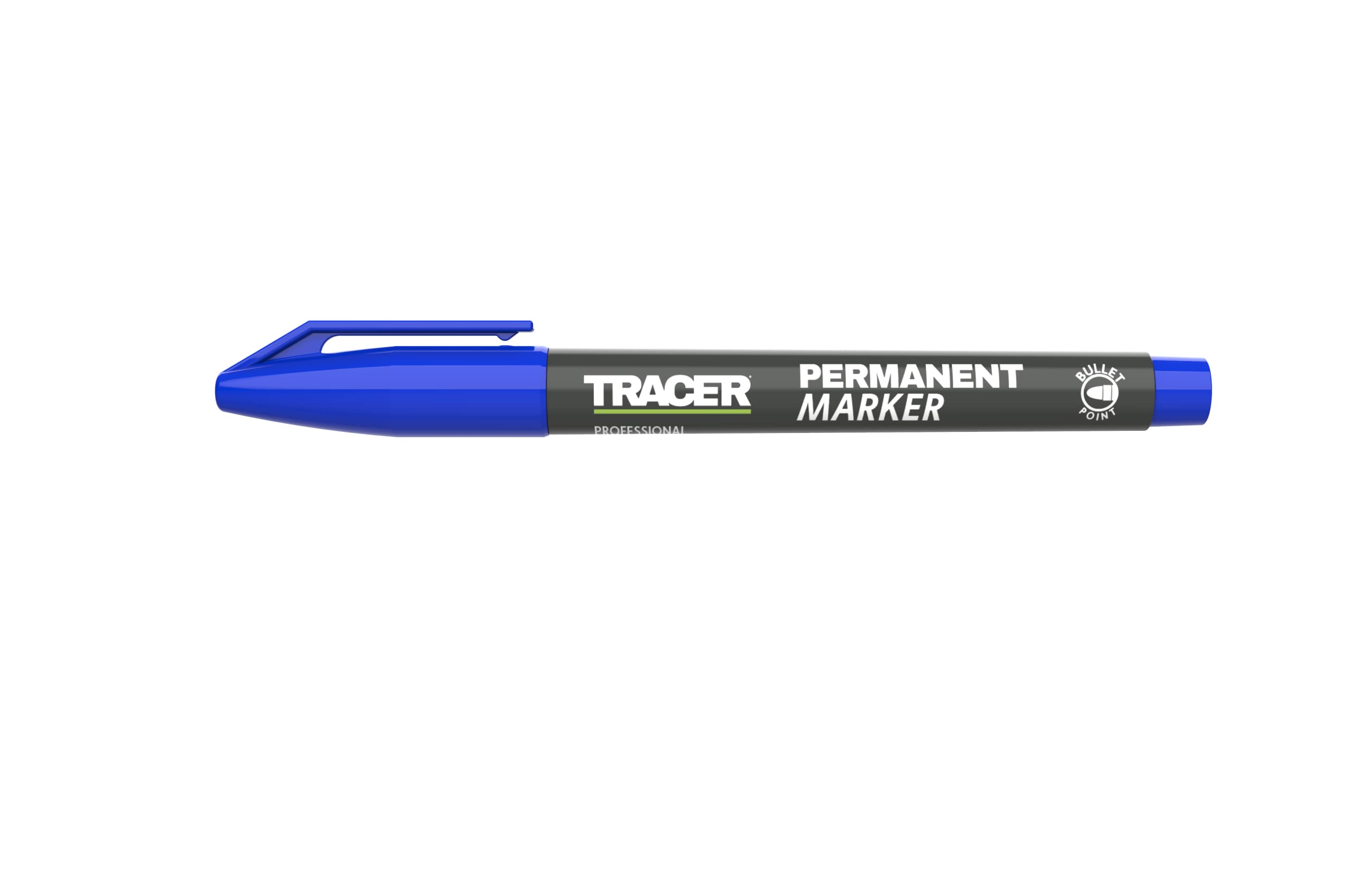 Tracer Permanent Marker Fine In Plastic Blue