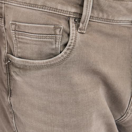 Image of Spykar Men's Kano Slim Fit Mid-Rise Jeans (Ankle Length)