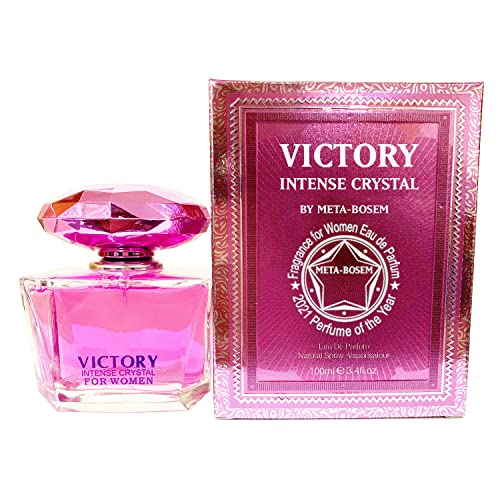 J&H VICTORY GLOWING CRYSTAL, Eau de Parfum Spray for Women, Perfect Gift, Vibrant, Daytime and Casual Use, for all Skin Types, a Classic Bottle, 3.4 Fluid Ounce