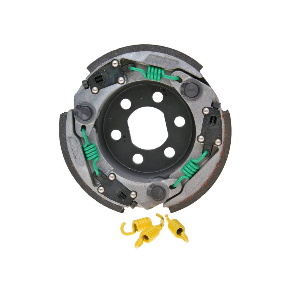 Embrague Polini 3G para raza, 107 mm | Pretensado de muelles ajustable sin cojinetes, 2 juegos; compatible con PIAGGIO Diesis 50, compatible con PIAGGIO Fly 50.