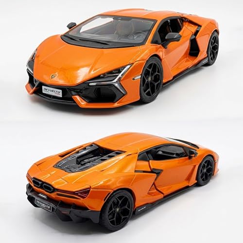 Image of Diecast Toy Cars for Kids & Collectors| 1:32 Scale | Pull Back Action Metal Model Car | Premium Detailing, Authentic Design, Sturdy Build | Gift Toy Car (Lamborghini Revuelto)