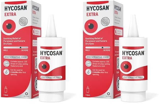 Hycosan Extra Eye Drops 7.5 ml (Pack of 2)