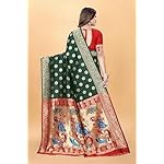 Sugathari-Womens-Banarasi-Saree-Pure-Paithani-Kanjivaram-Silk-Soft-new-ladies-2024-Design-Wear-Pattu-Sarees-Latest-Cotton-Party-Sari-collections-With-Blouse-Piece-for-Wedding-sadi-PARI-207
