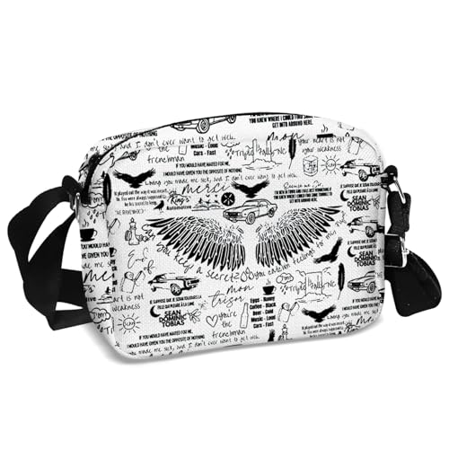 MAOFAED Dark Romance Book Tok Merchandise, Dark Academia Crossbody Bag for Book Lover, Romance Reader Gift(feeling for me)