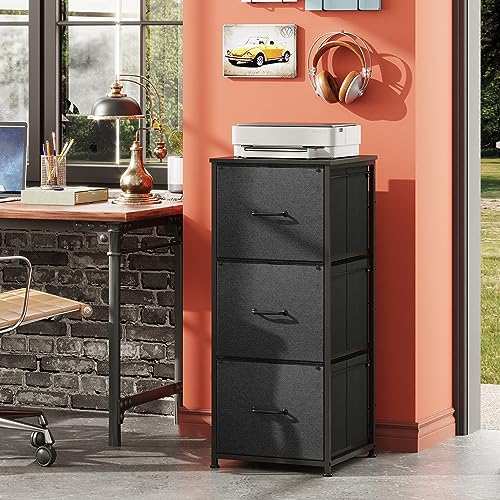 3 Drawer File Fabric Storage For Home