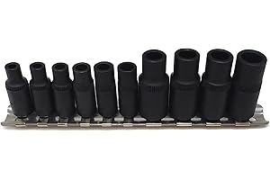 10-Piece Tap and Torx Socket Set for 4/1″ & 3/8″ Drives