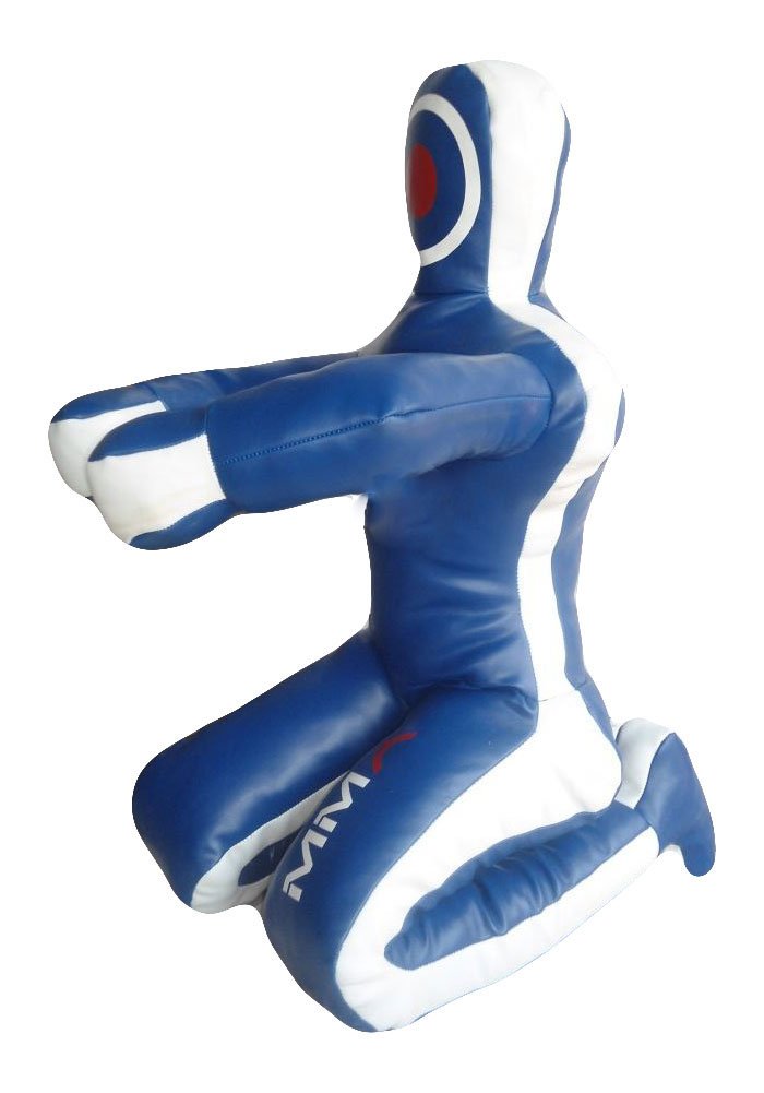 Manichino di MMA Judo, posizione seduta di wrestling, jiu jitsu brasiliano, arti marziali miste, grappling, kick boxing, UNFILLED