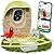 HIXX Smart Bird Feeder with Camera, Lifetime Free AI Identify Birds & Auto Capture, 2K HD Live Camera Birdwatching with Color Night Vision for Bird Lovers Gifts (Spring Green)