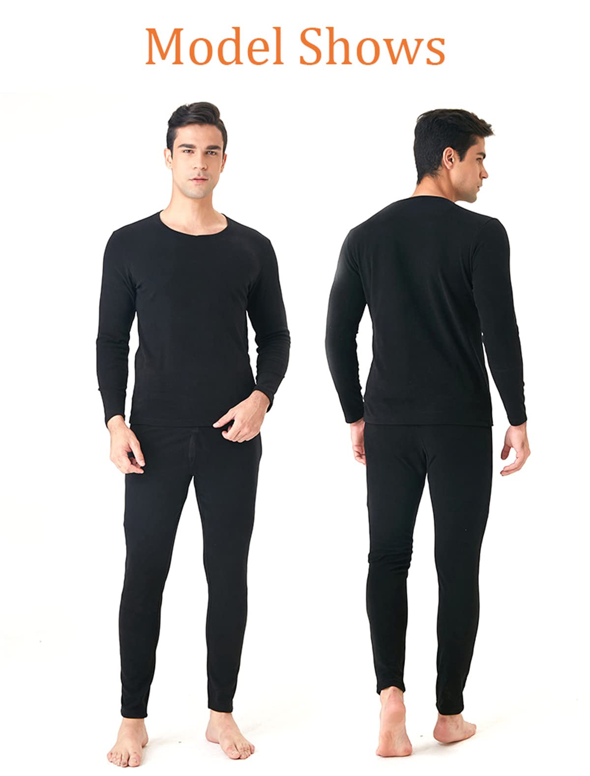 scosao Beheizbare Unterwäsche Herren, 20-Zonen Heizung Thermounterwäsche Set USB Elektrisch Beheizte Kleidung Top + Hose, 5-Gang-Temperaturregelung, für Motorrad Cycling Ski Angeln Jagd