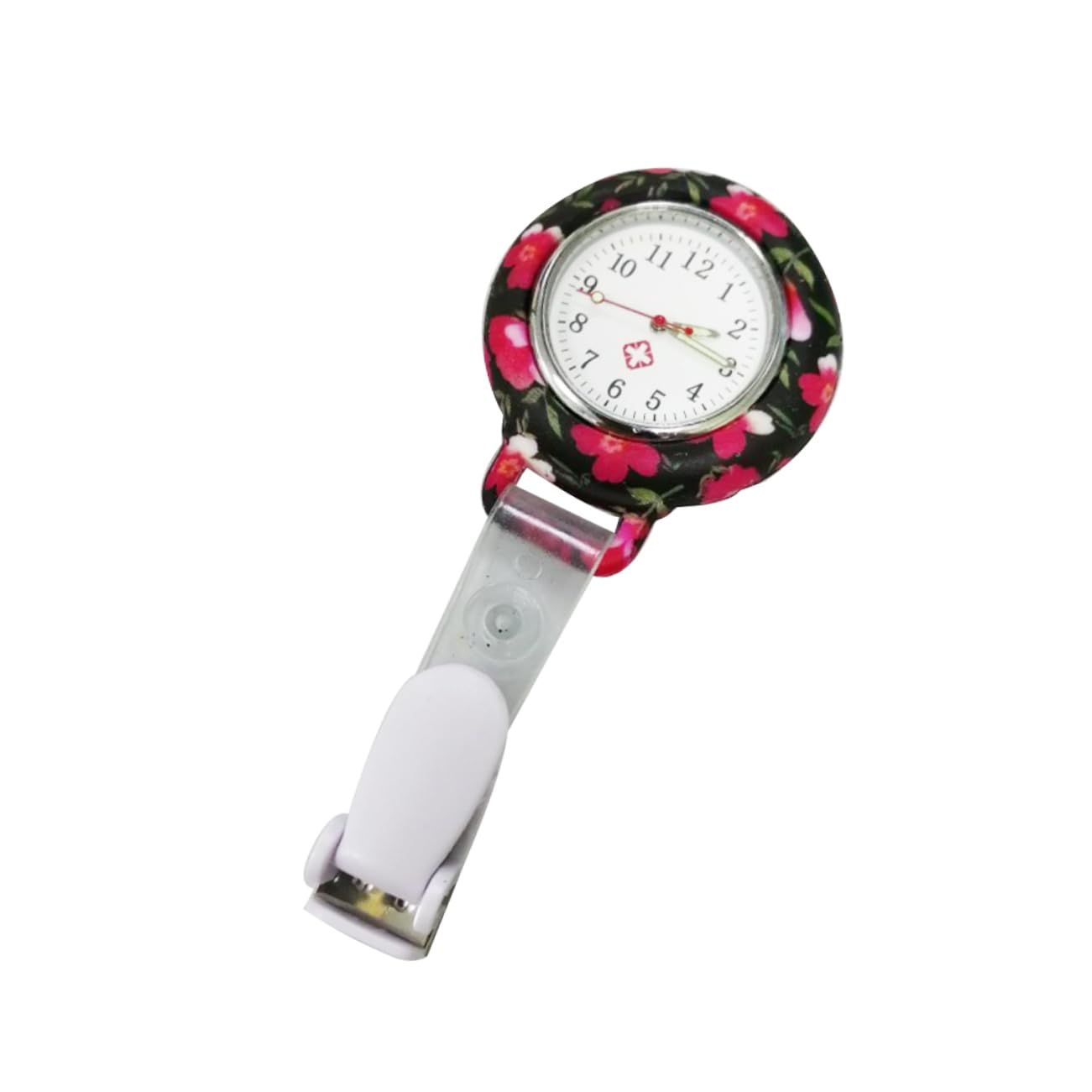 SOIMISS 3stücke Ethnic Flower Watch Tragbare Silikon Taschenuhr Für Präzise Zeitmessung Langlebig Und Stilvoll Für Pflegekräfte