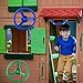 6 Pack Plastic Swingset Ship Wheel Playground Steering Wheel Steering Wheel Toys for Kids Boys Girls Playhouse Treehouse Playground