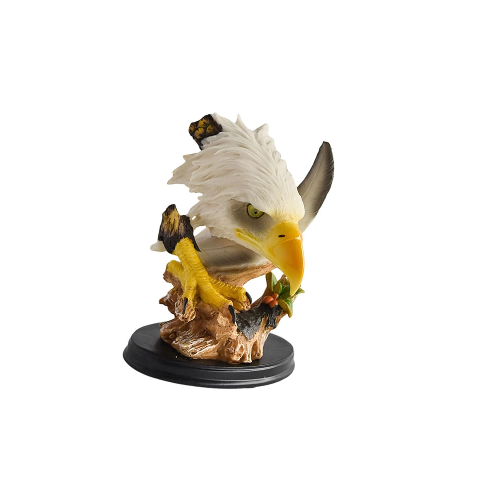 Xinsheinelry Resins Bald Hawks Figurines Magnificent Statue Decors Animal Sculptures Decorative Ornament for Garden Bedroom Bald Outdoor Statues Yard