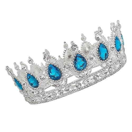 Bijoux de mariage et déguisement : couronne de mariée bleue pour vos fêtes
