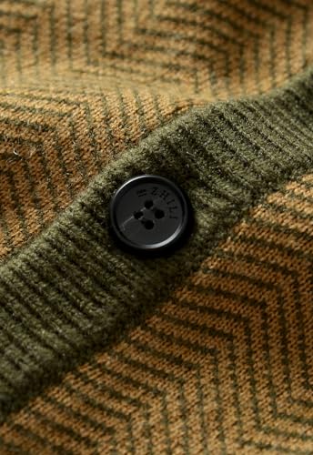 ZHILI Mens Sweater Vest Solid Knitted Lightweight Thermal Cardigan,DXL Big and Tall Vest4