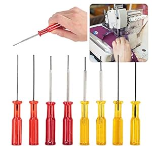 8Pcs Precision Screwdriver Set Hex Socket Screwdriver Needle Overlock Machine Screwdriver