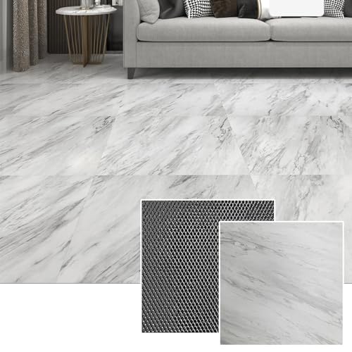 UXPRIN フロアタイル 貼らない 厚み3mm サンプル 大理石調 フローリングタイル 置くだけ 賃貸OK フロリングシート 防水防音 接着剤不要 床暖房対応 フロアシート キズ防止 初心者OK リメイクシート 床材 DIY 537