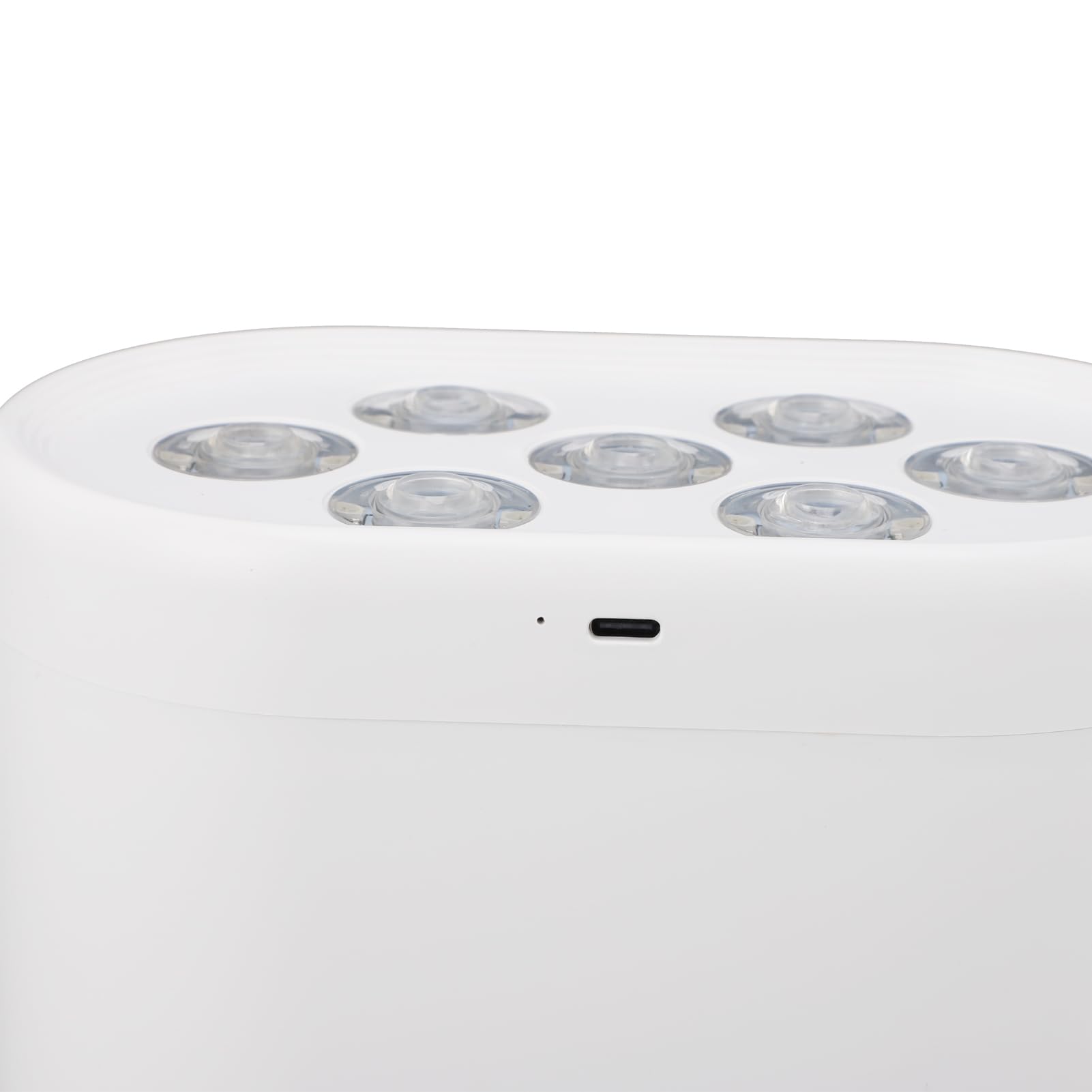 Difusor de aceite esencial humidificador luces dinámicas diseño multifuncional para el hogar (blanco)