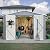Ball & Cast 10 x 10 FT Storage Shed with 2 Lockable Doors and Air Vent,Outdoor Metal Tool House W/Foundation and Sloped Roof,All Weather Waterproof,for Backyard,Patio,Lawn,Garden,Gray