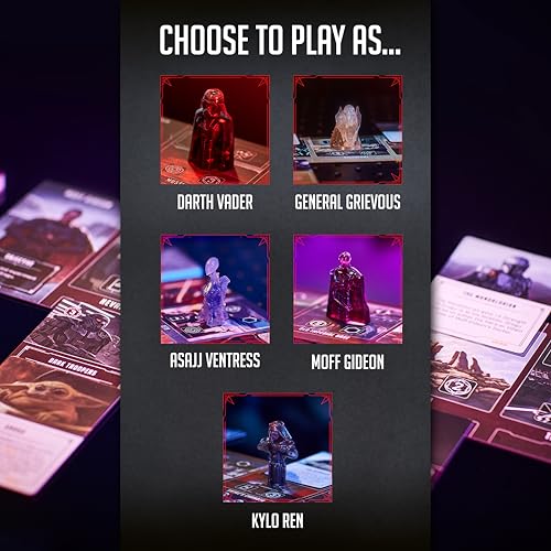 Star Wars Villainous: Power of The Dark Side juego de mesa miniatura 2