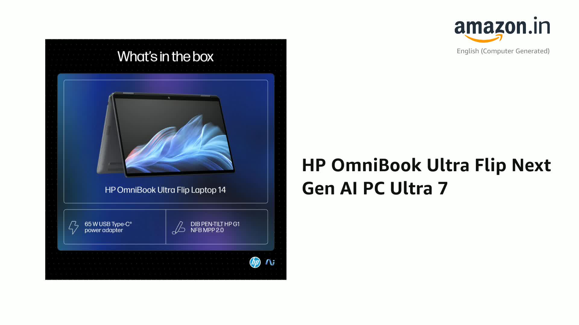 HP OmniBook Ultra Flip Next Gen AI PC Ultra 7 (32GB RAM/1TB SSD