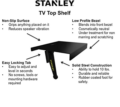 Stanley ATS-124 TV Top Shelf-Large Size, 24-Inch Width