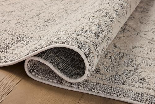 Image of Loloi Magnolia Home Gigi Ivory /Stone 5'-3 inch x 7'-6 inch Area Rug