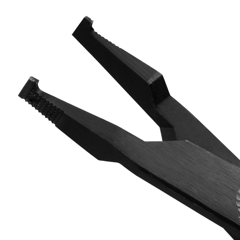 SPEEDWOX Pince à bec coudé - Pince à circlips de 22,9 cm pour enlever et installer les circuits, les boîtes de vitesses automobiles et les arbres d'embrayage