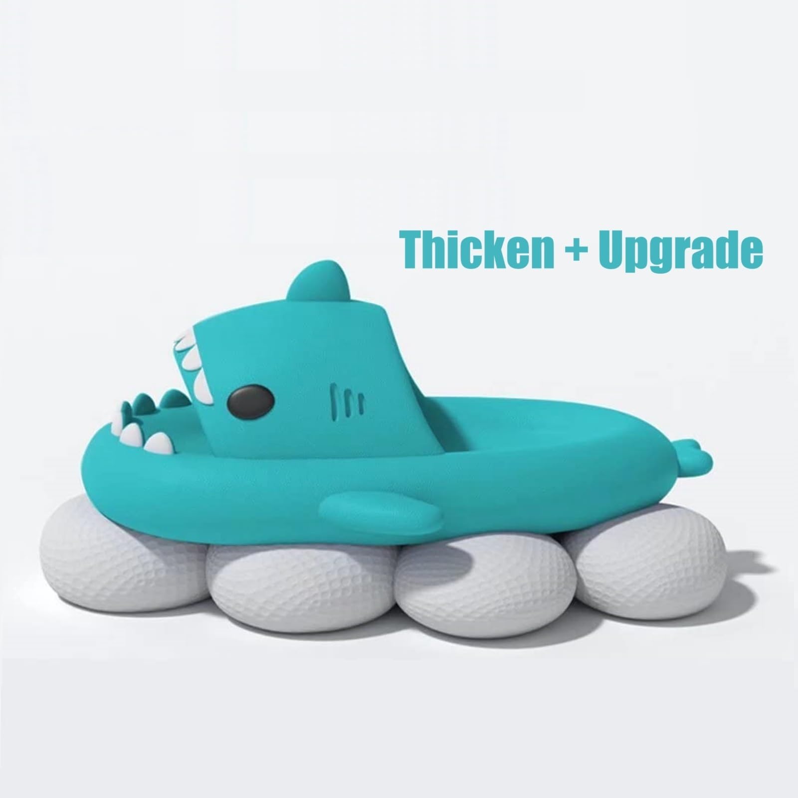 Claquettes Requin Femme Homme Shark Slippers Chaussons Requin Confortable Tongs Sharky Slides Unisexe Taille EU 36-47