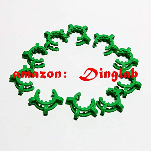 Dinglab,Plastic Keck,24/40,Laboratory Lab Clamp Clip,Keck Clip,24/29,24# Conical Interface Clip,10Pcs #TOP3