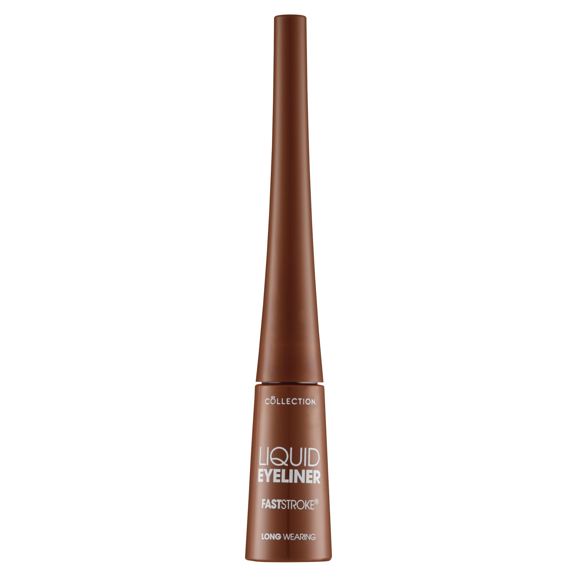 Collection Cosmetics Fast Stroke Eyeliner, Quick Drying Formula, 4ml, Brown