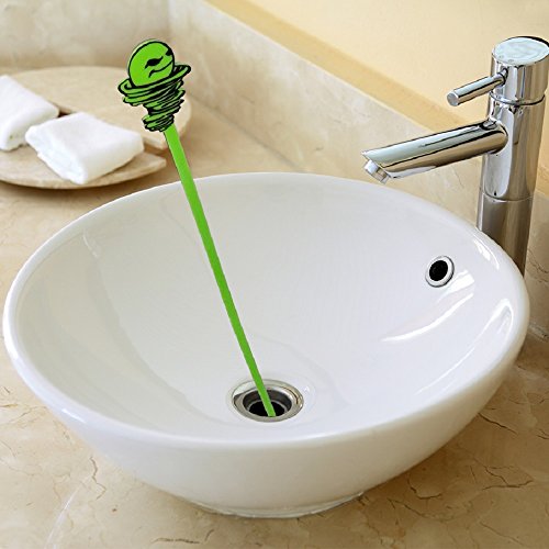 image for Green Gobbler Hair Grabber Drain Snake - 5 Pack (Great for Sink & Show