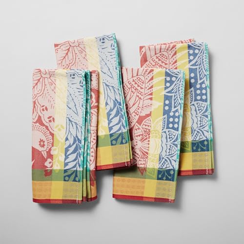 Servilletas Jacquard Bird of Paradise, set de 4 miniatura 1