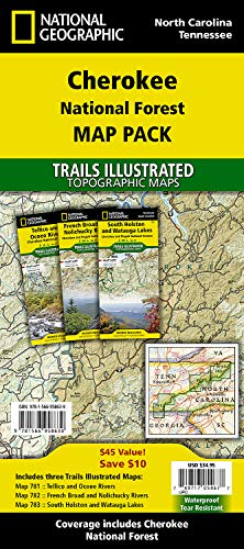 Cherokee National Forest [map Pack Bundle] (National Geographic Trails Illustrated Map)