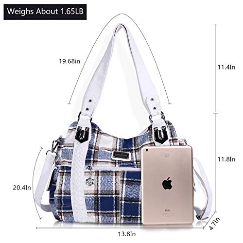 Bolso de hombro para mujer de cuero PU suave miniatura 3